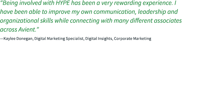 “Being involved with HYPE has been a very rewarding experience. I have been able to improve my own communication, lea...